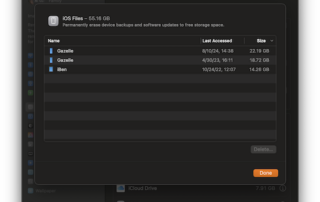 iOS Files on Mac