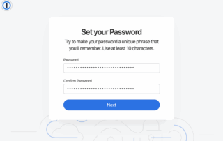 1Password Account Password Creation