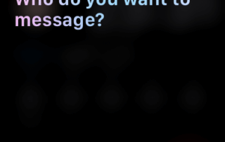 Apple Watch Siri Send a Message