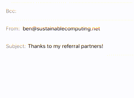 iPhone Drag Email Recipients Animation