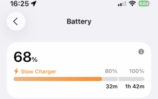 iPhone Battery Settings Slow Charger
