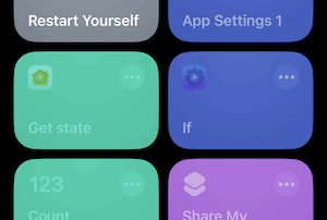 Run Shortcut Restart My iPhone